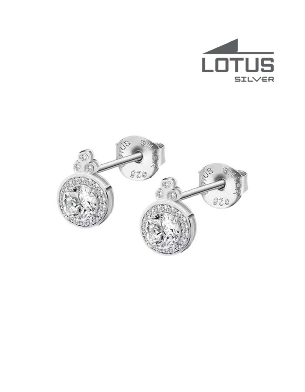 LOTUS SILVER EARRINGS
